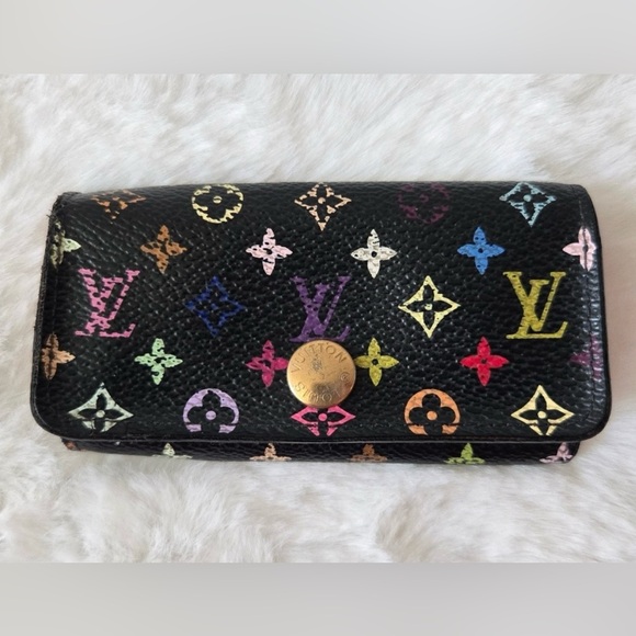 Louis Vuitton Handbags - Louis Vuitton Monogram Murakami
Multicolor 4-ring Key Holder